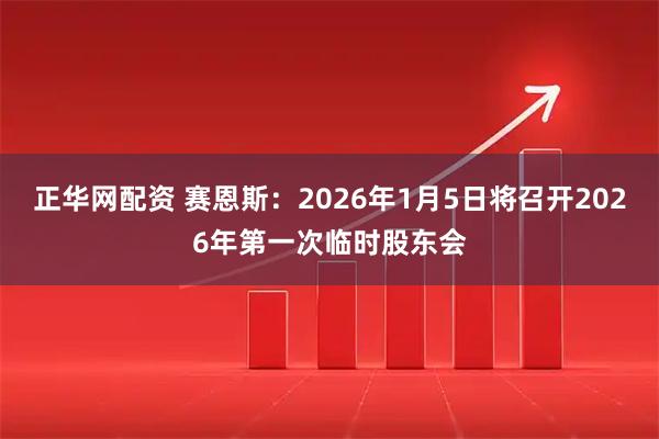 正华网配资 赛恩斯：2026年1月5日将召开2026年第一次临时股东会